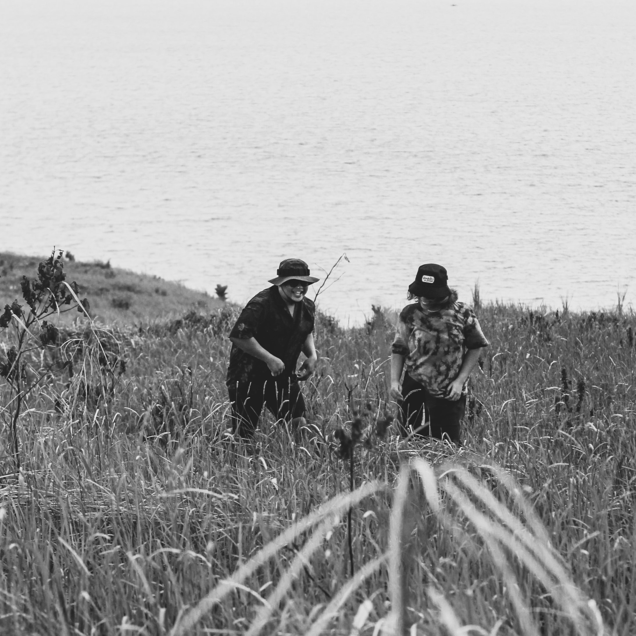 Couple in field